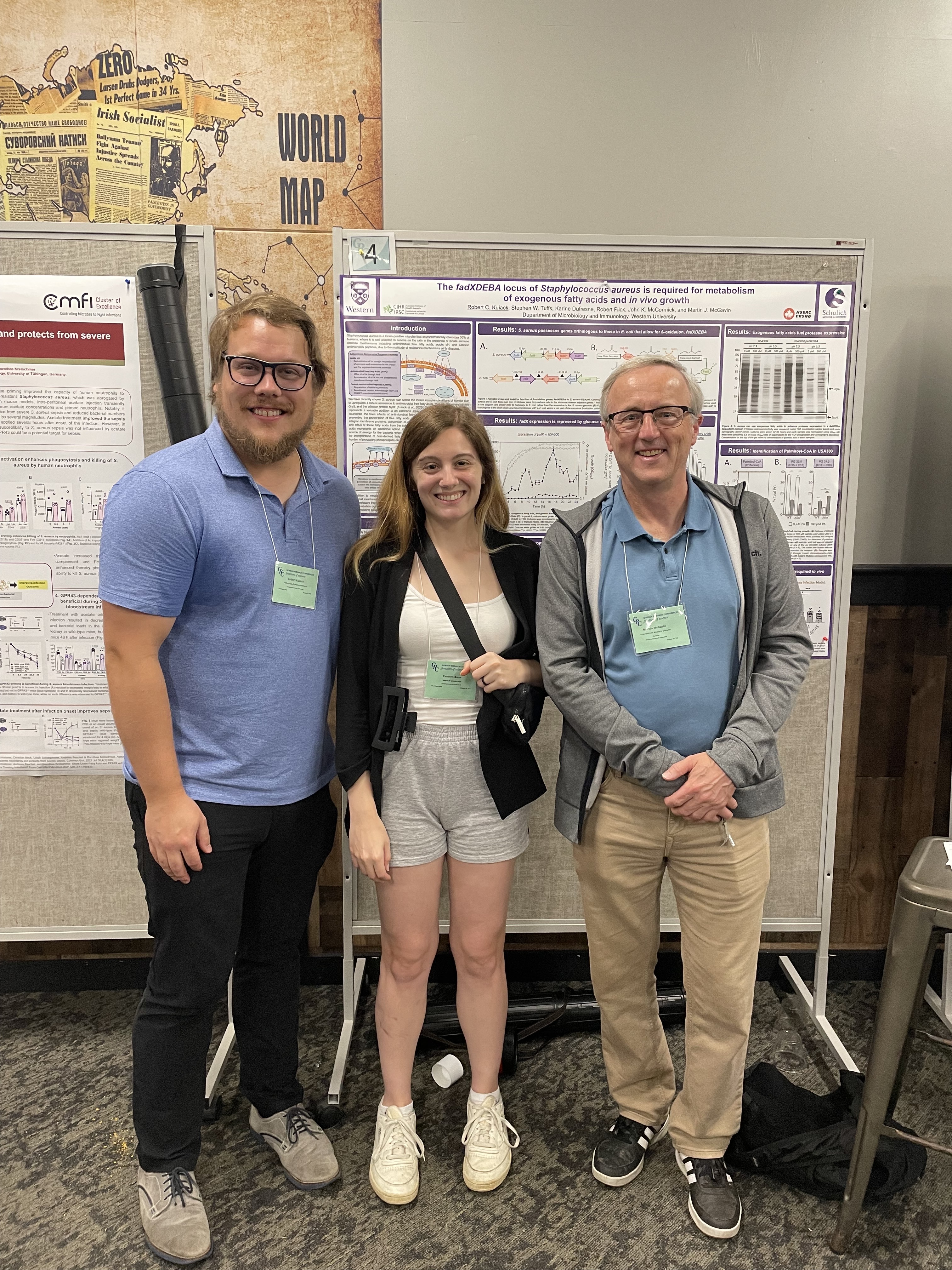 Dr. McGavin and Kelly Rice at the Gordon Conference