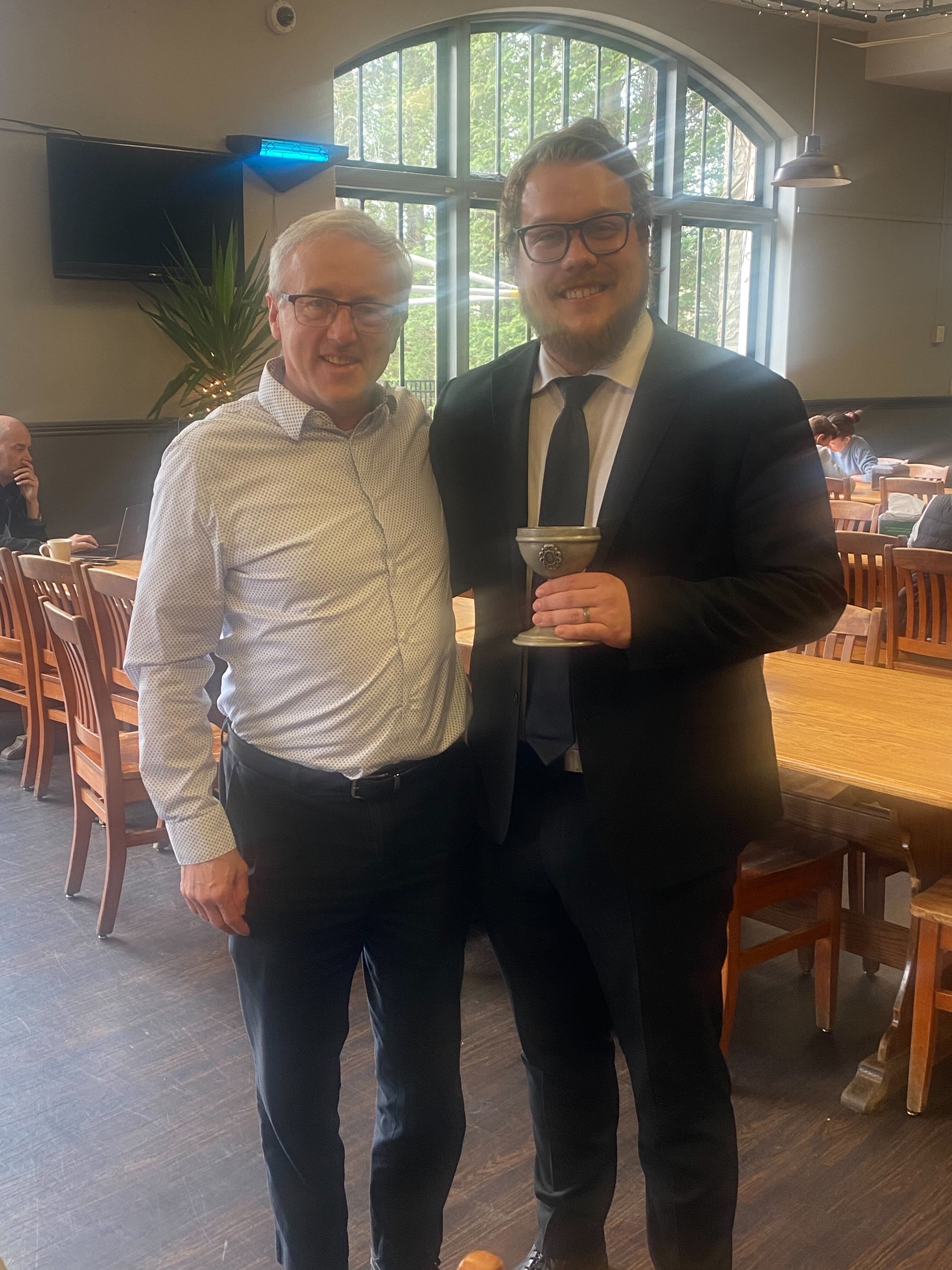 Robert Kuiack with Dr. McGavin